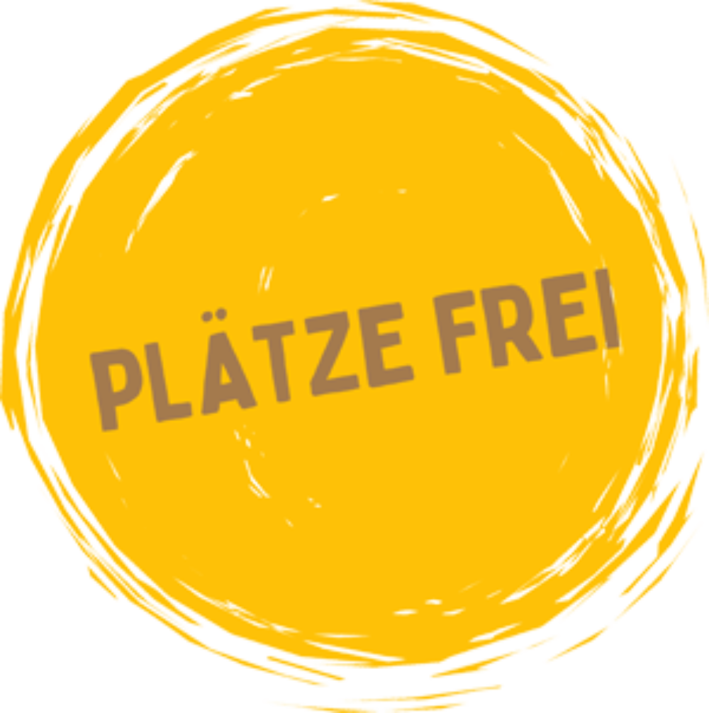 Plätze frei - Anmeldung ist möglich